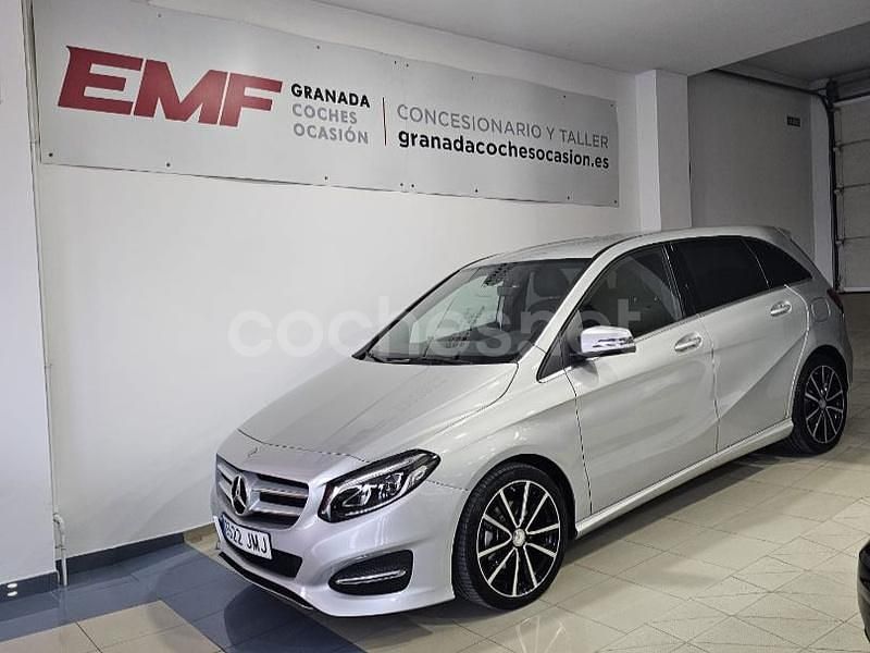 Gris / plata Usado 2016 Mercedes B200 AMG line Monovolumen | 18.900 € (Precio justo) - Imagen 1/4