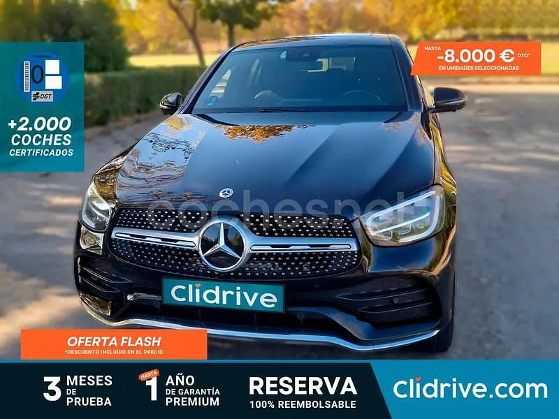Negro Usado 2021 Mercedes GLC300e Coupe | 39.990 € (Un poco caro) - Imagen 1/3
