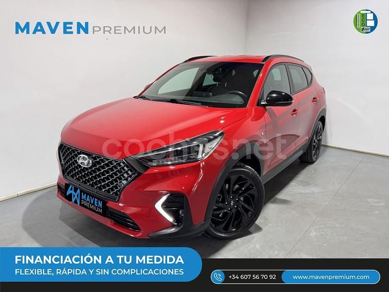 Rojo Usado 2019 Hyundai Tucson N Line SUV | 23.900 € (Caro) - Imagen 1/4