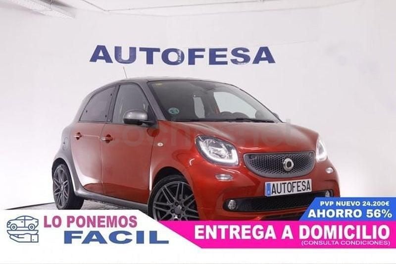 Usado Smart ForFour Passion 90 CV (66 kW) 2016 Granate Utilitario