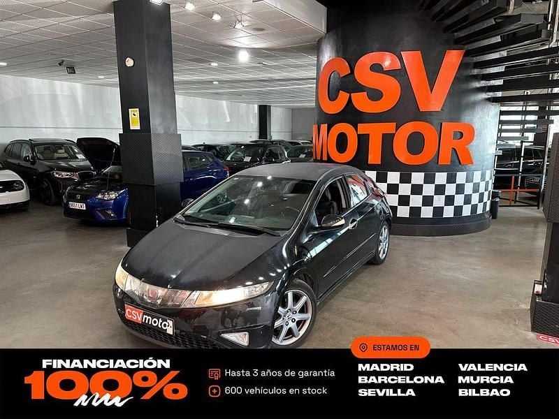 Negro Usado 2007 Honda Civic Comfort Berlina | 3450 € (Super precio) - Imagen 1/4