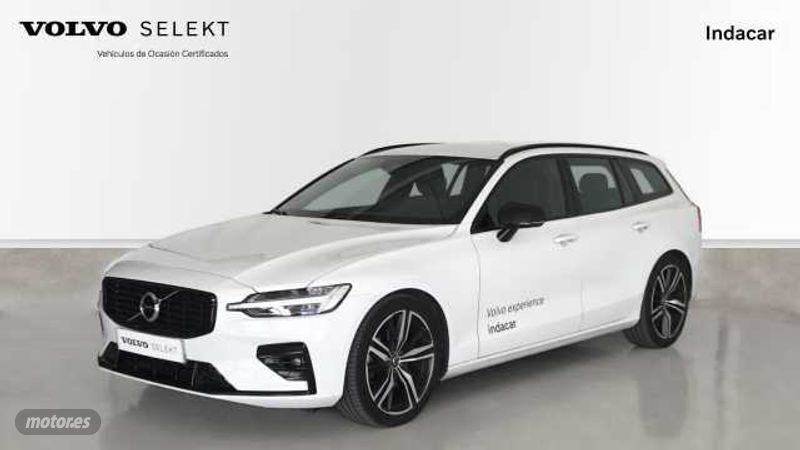 Blanco Usado 2021 Volvo V60 R-Design Familiar | 37.900 € - Imagen 1/4