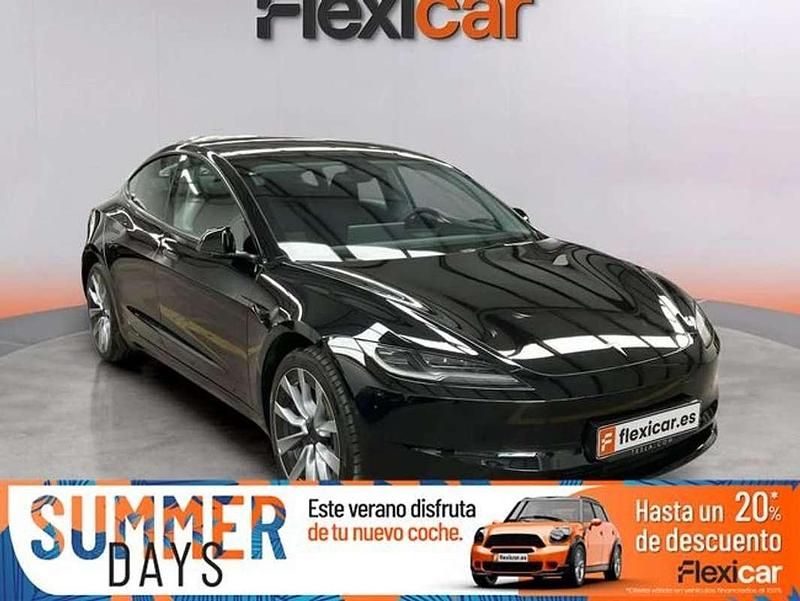 Negro Usado 2024 Tesla Model 3 Berlina | 31.990 € (Buen precio) - Imagen 1/4