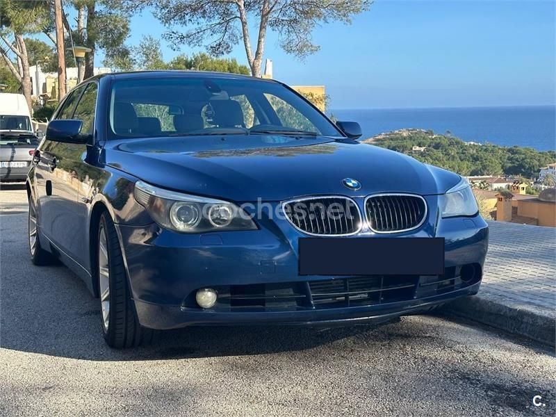 Usado BMW 530 218 CV (160 kW) 2005 Azul Familiar