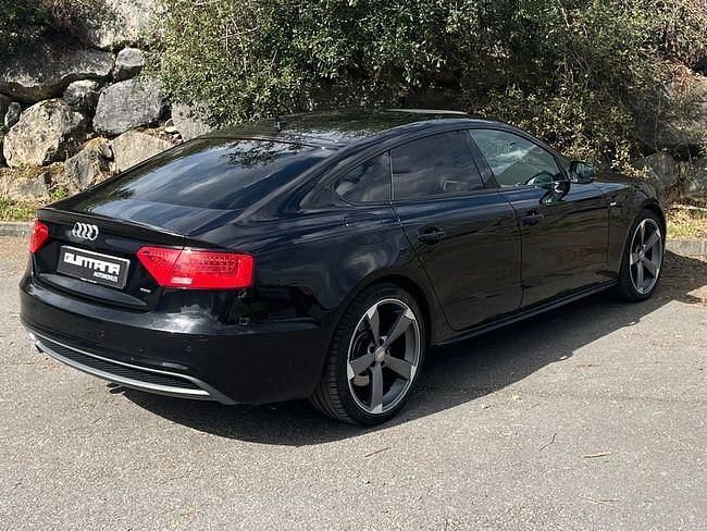 Usado Audi A5 Sportback S-line plus 245 CV (180 kW) 2015 Negro Utilitario