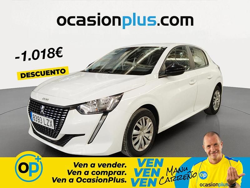 Usado Peugeot 208 Active 100 CV (73 kW) 2022 Blanco Utilitario