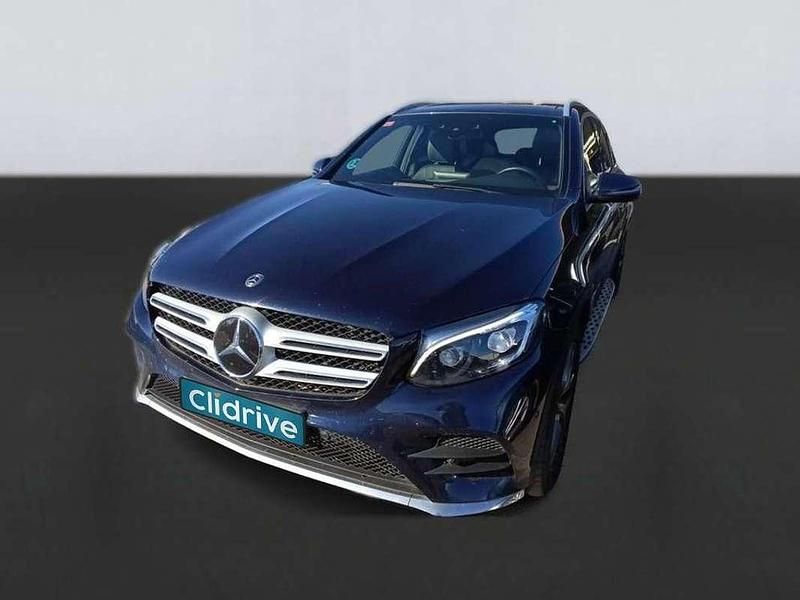 Usado Mercedes GLC250 204 CV (150 kW) 2018 Azul SUV