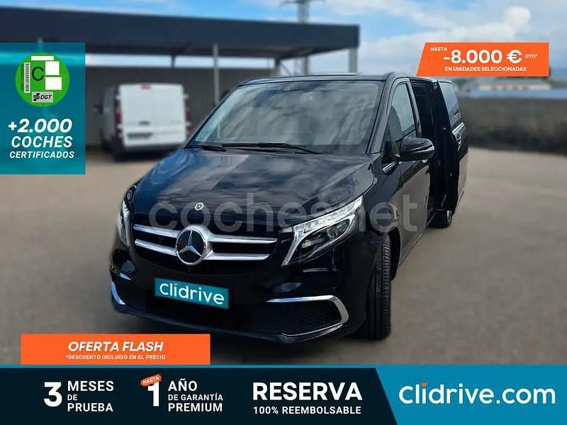 Negro Usado 2021 Mercedes V250 Avantgarde Monovolumen | 45.990 € (Buen precio) - Imagen 1/3