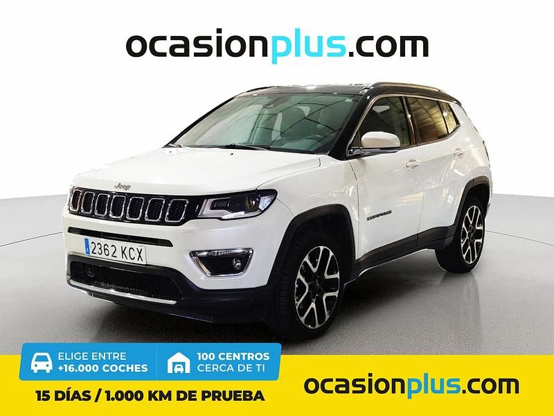 Blanco Usado 2017 Jeep Compass Limited SUV | 17.250 € (Precio justo) - Imagen 1/4