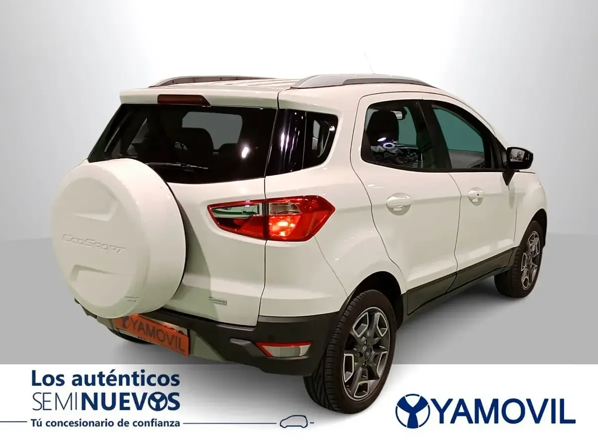 Usado Ford Ecosport Titanium 125 CV (91 kW) 2015 Blanco SUV
