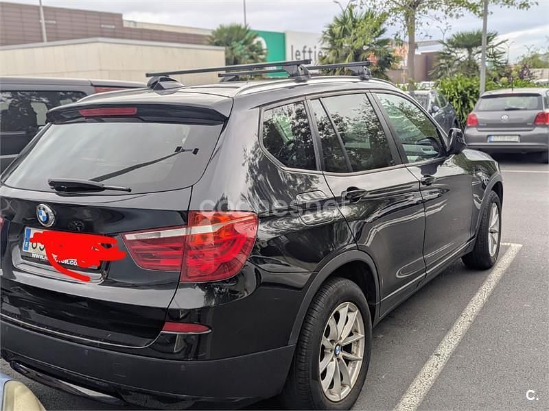 Usado BMW X3 177 CV (130 kW) 2011 Negro SUV