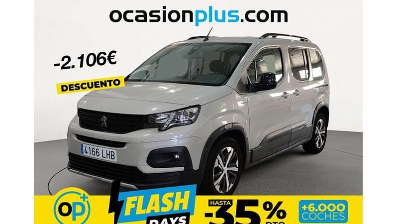 Usado Peugeot Rifter GT-line 99 CV (72 kW) 2020 Beige Monovolumen
