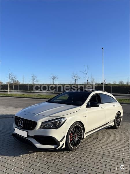 Usado Mercedes CLA45 AMG Shooting Brake 381 CV (280 kW) 2017 Blanco Familiar