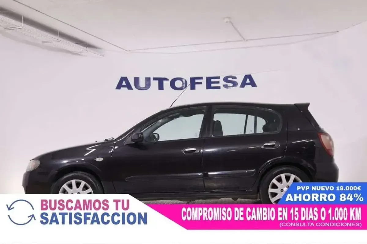 Usado Nissan Almera Visia 98 CV (72 kW) 2006 Negro Utilitario
