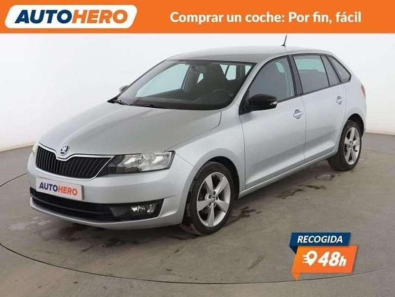 Usado Skoda Rapid Ambition 90 CV (66 kW) 2016 Gris Utilitario