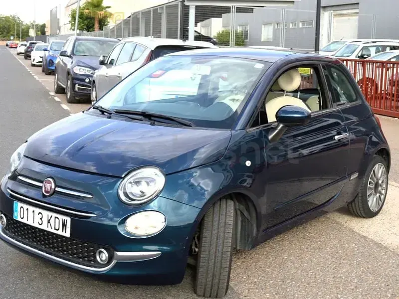 Usado Fiat 500 Lounge 69 CV (50 kW) 2018 Verde Berlina