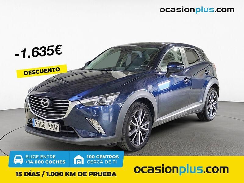 Azul Usado 2018 Mazda CX-3 Luxury SUV | 17.990 € (Caro) - Imagen 1/4