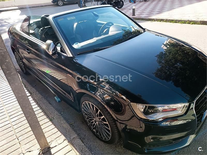 Usado Audi A3 Cabriolet Attraction 150 CV (110 kW) 2014 Negro Descapotable