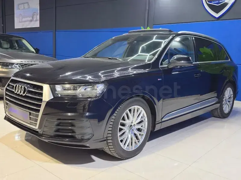 Usado Audi Q7 S-Line 272 CV (200 kW) 2017 Negro SUV