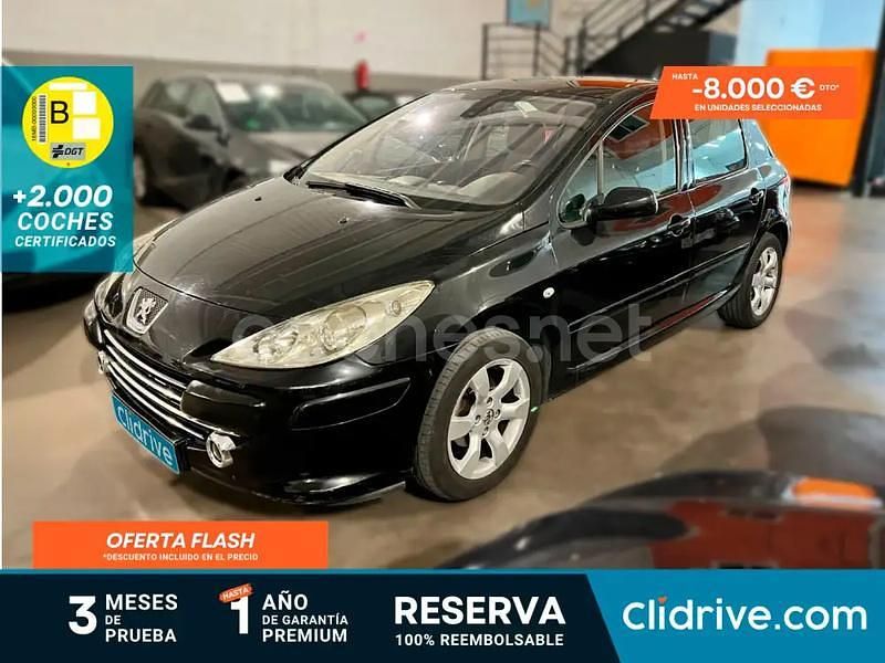 Negro Usado 2007 Peugeot 307 Berlina | 3290 € (Un poco caro) - Imagen 1/3