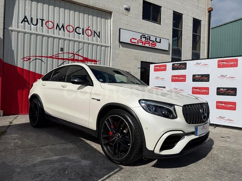 Usado Mercedes GLC63 AMG 510 CV (375 kW) 2019 Blanco Coupe
