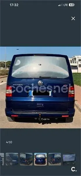 Usado VW Multivan Comfortline 174 CV (127 kW) 2003 Azul Monovolumen