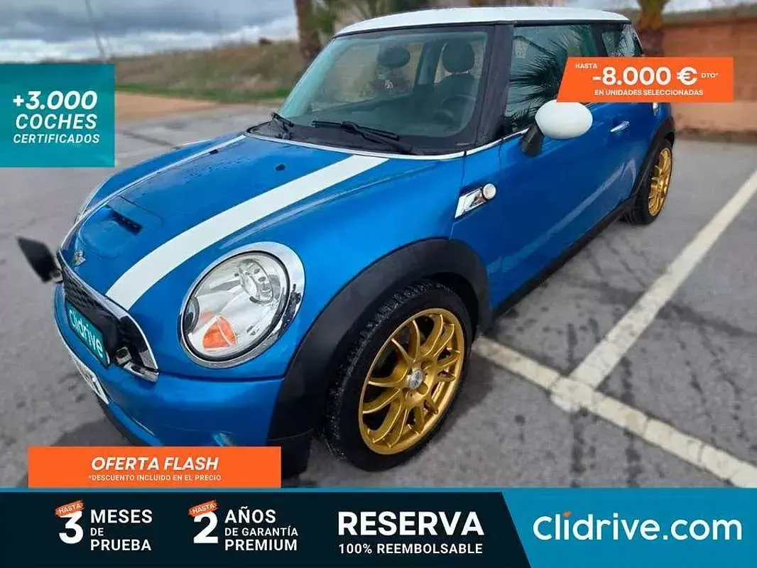 Usado Mini Cooper S 175 HP (128 kW) 2007 Azul Citadino