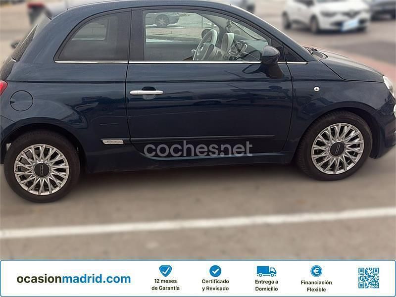 Usado Fiat 500 Lounge 69 CV (50 kW) 2019 Azul Berlina