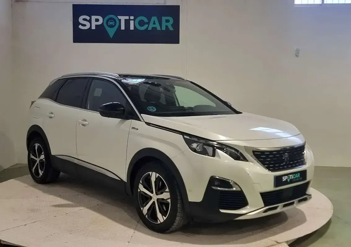 Usado Peugeot 3008 GT-line 150 CV (110 kW) 2016 Blanco SUV