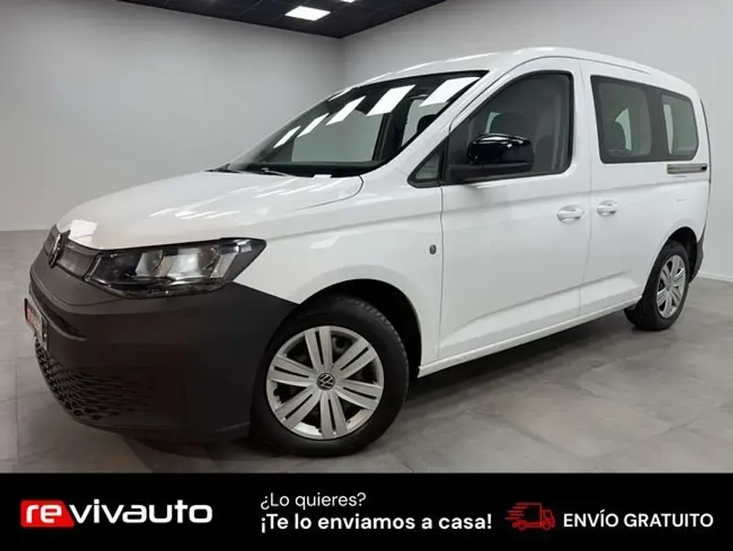 Usado VW Caddy 122 CV (89 kW) 2022 Blanco Monovolumen