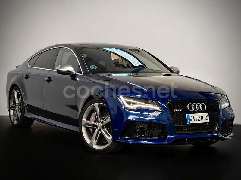 Usado Audi RS7 Sportback 560 CV (411 kW) 2014 Azul Utilitario