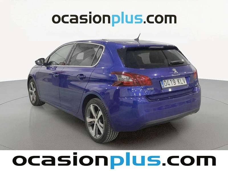 Käytetty Peugeot 308 Allure 110 HP (80 kW) 2018 Sininen Viistoperä