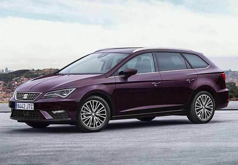 Usado Seat Leon ST Style 116 CV (85 kW) 2019 Blanco Familiar