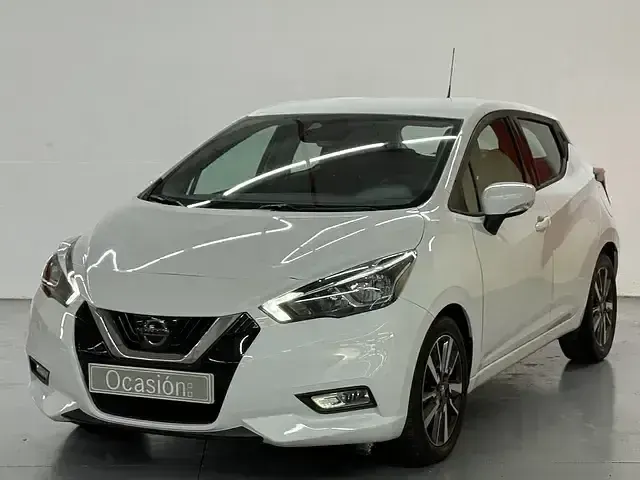 Usado Nissan Micra Acenta 90 CV (66 kW) 2018 Blanco Utilitario