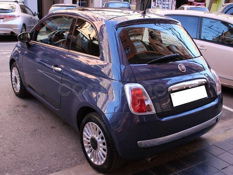 Usado Fiat 500 Lounge 69 CV (50 kW) 2013 Azul Berlina