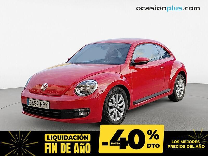 Rojo Usado 2013 VW Beetle Utilitario | 10.590 € (Precio justo) - Imagen 1/4