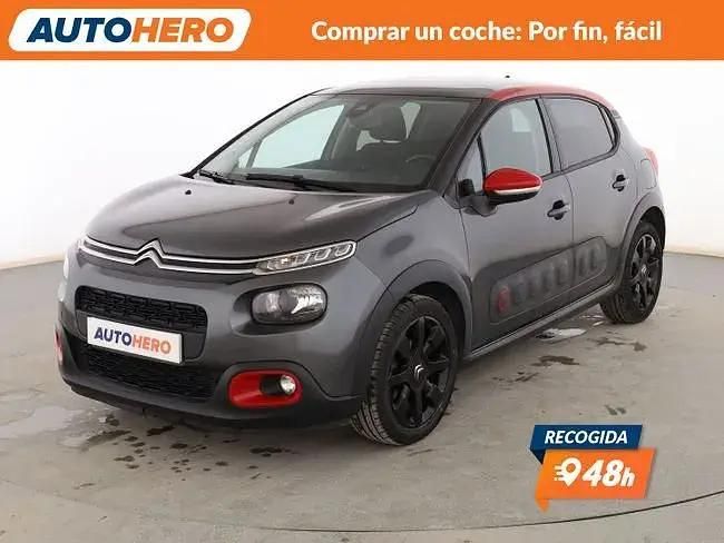Usado Citroën C3 Shine 100 HP (73 kW) 2017 Cinzento Sedan