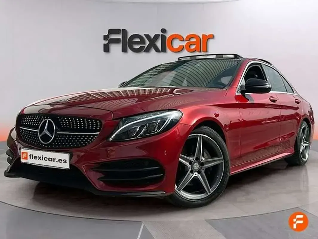 Usado Mercedes C220 170 CV (125 kW) 2017 Rojo Berlina