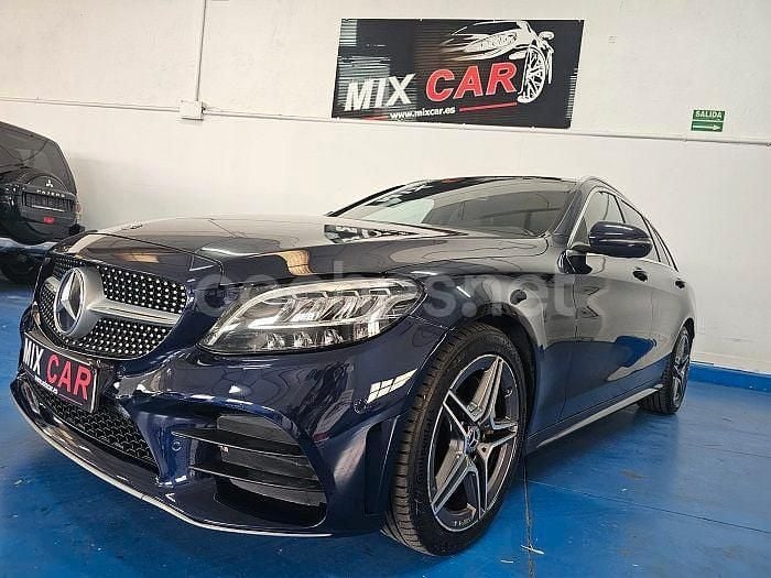 Azul Usado 2019 Mercedes C200 Familiar | 19.490 € (Precio justo) - Imagen 1/4