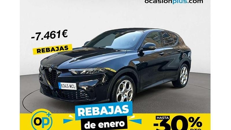 Negro Usado 2022 Alfa Romeo Tonale Sprint SUV | 19.728 € (Precio justo) - Imagen 1/4