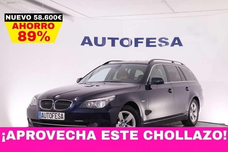 Usado BMW 525 197 CV (144 kW) 2009 Azul Familiar