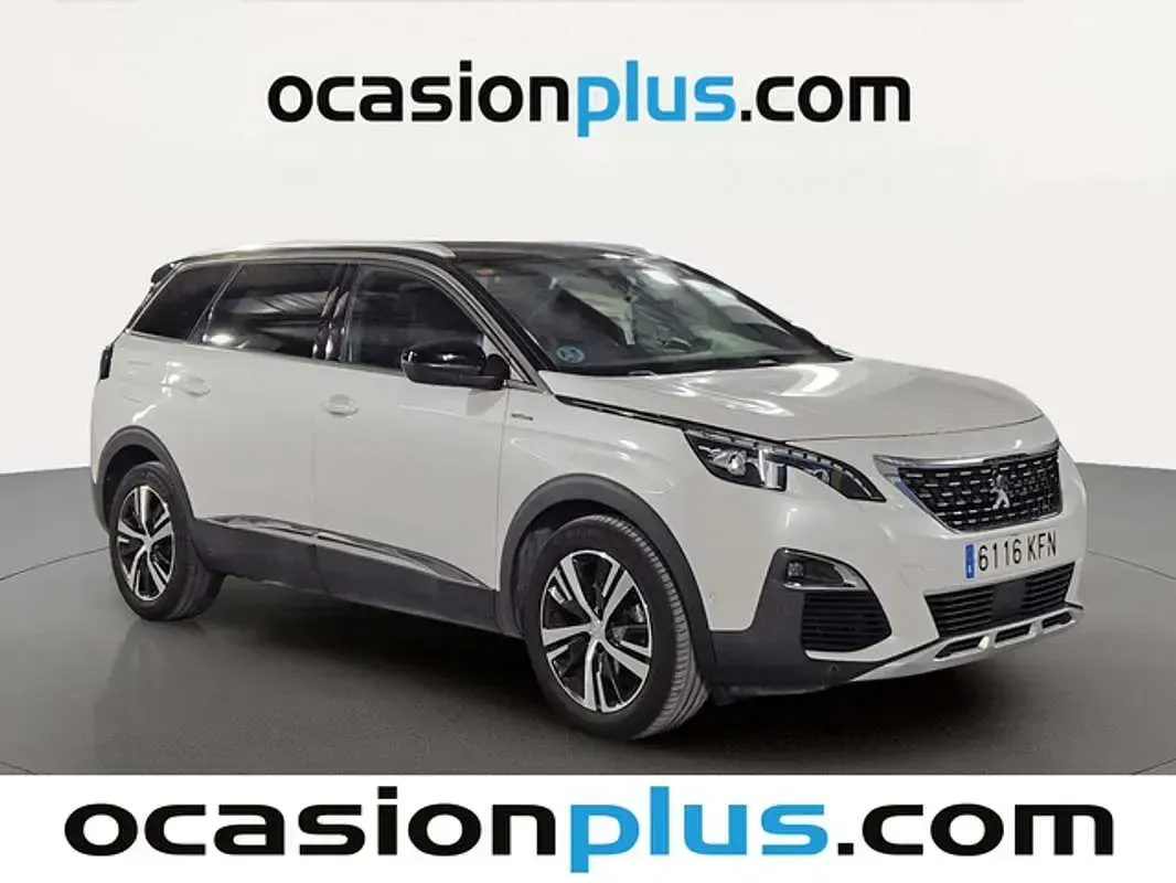 Usado Peugeot 5008 GT-line 165 CV (121 kW) 2017 Blanco Utilitario