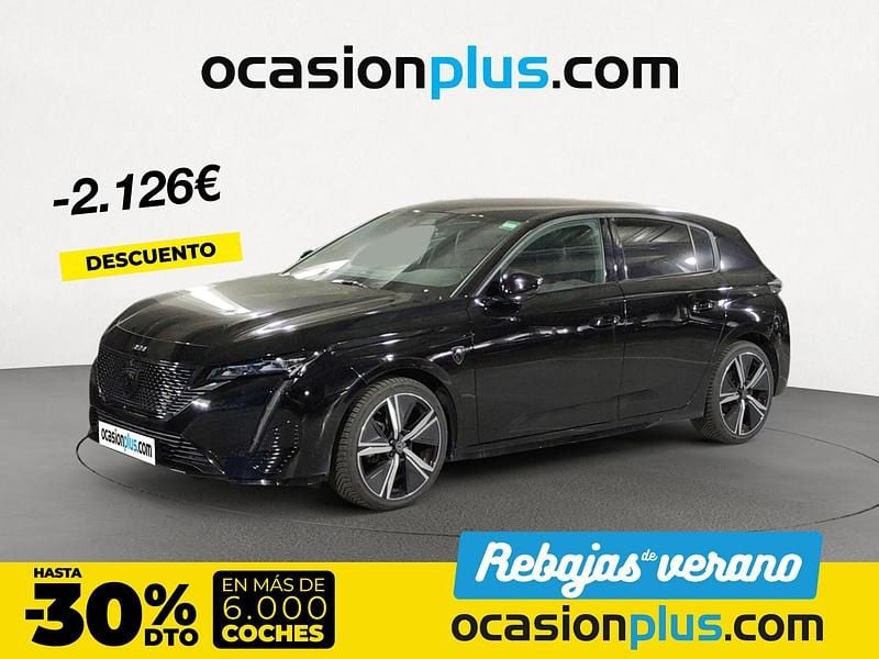 Negro Usado 2024 Peugeot 308 GT Berlina | 23.390 € (Precio justo) - Imagen 1/4