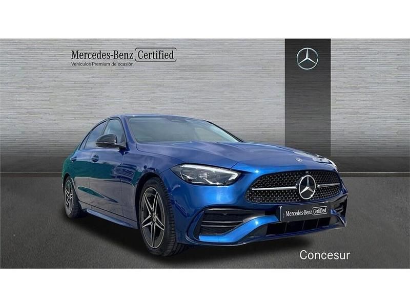 Usado Mercedes C200 204 CV (150 kW) 2021 Azul Berlina
