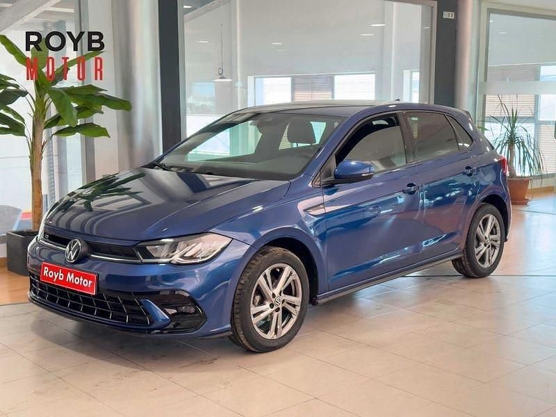 Usado VW Polo R-line 95 CV (69 kW) 2022 Azul Utilitario