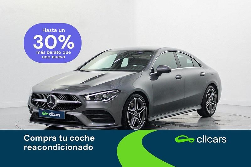 Gris Usado 2021 Mercedes CLA200 Coupe | 31.490 € (Precio justo) - Imagen 1/4