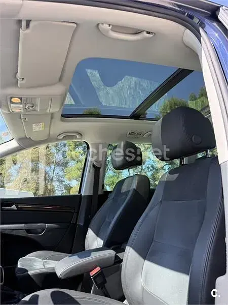 Usado VW Sharan Sportline 184 CV (135 kW) 2017 Azul Monovolumen
