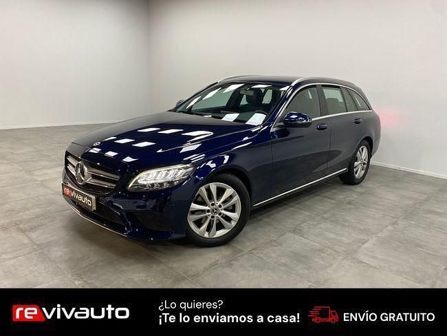 Usado Mercedes C220 194 CV (142 kW) 2019 Azul Familiar
