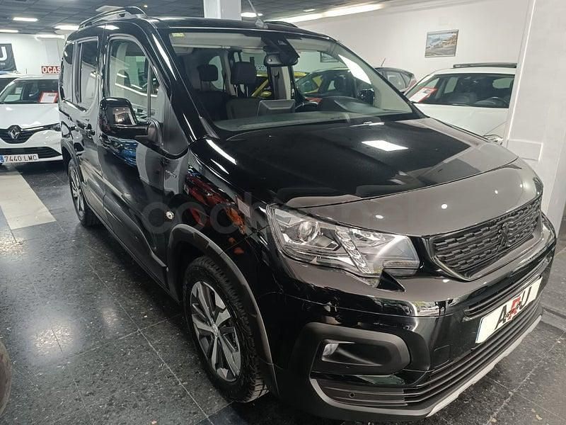 Usado Peugeot Rifter GT-line 100 CV (73 kW) 2020 Negro Monovolumen