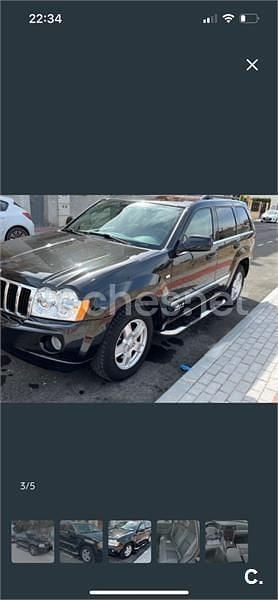 Käytetty Jeep Grand Cherokee Limited 218 HP (160 kW) 2006 Musta Katumaasturi